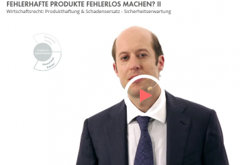 Fehlerhafte Produkte fehlerlos machen? II