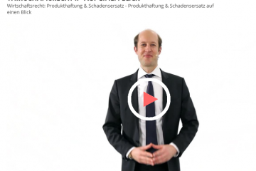 Wirtschaftsrecht II - auf einen Blick
