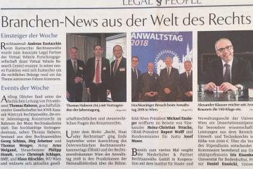 Branchen-News aus der Welt des Rechts